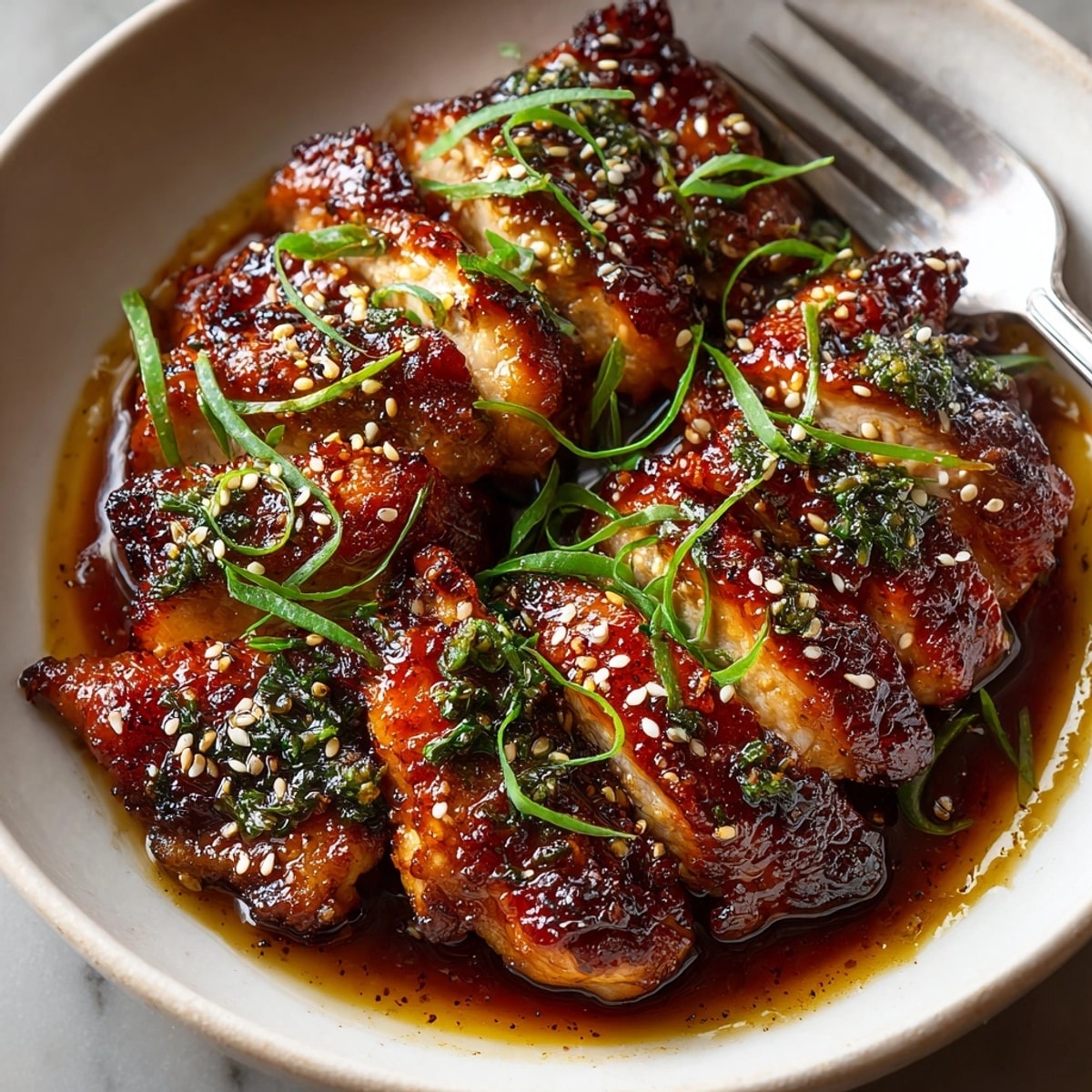 Juicy Ginger Garlic Teriyaki Chicken Marinade, glistening and ready for grilling, infuses chicken beautifully.