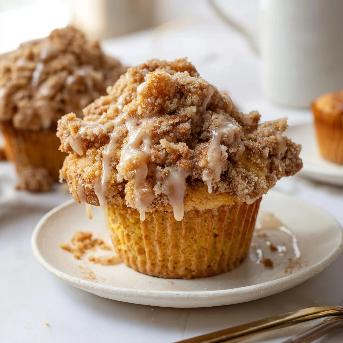Cozy winter gathering delights, these Festive Eggnog Christmas Cookie Muffins are a holiday treat.