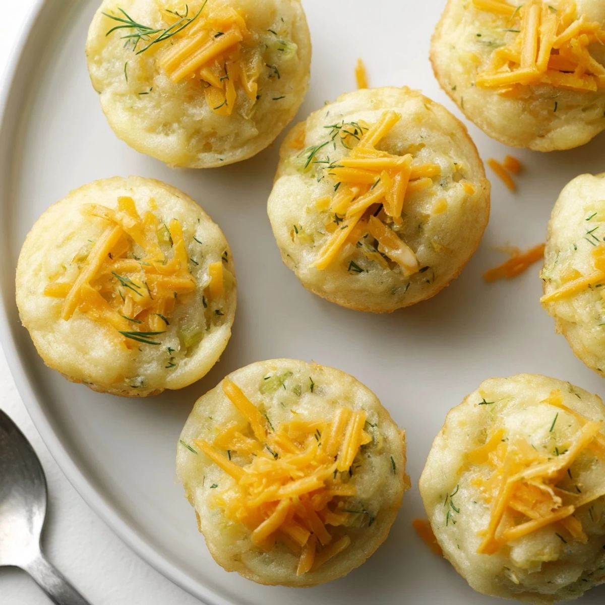 Savory cream cheese dill pickle muffin bites, perfect for any gathering or snack time.  