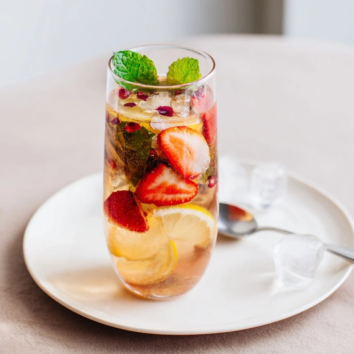 Taste the refreshing kombucha-style home-brew mocktails with vibrant fruit flavors.  