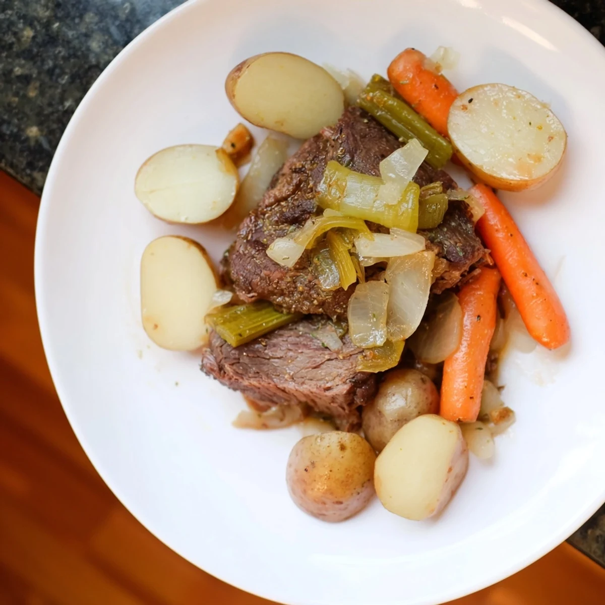 Slow-cooked pickle brine pot roast promises a boldly flavored meal, brimming with rich, tangy aromas and textures.