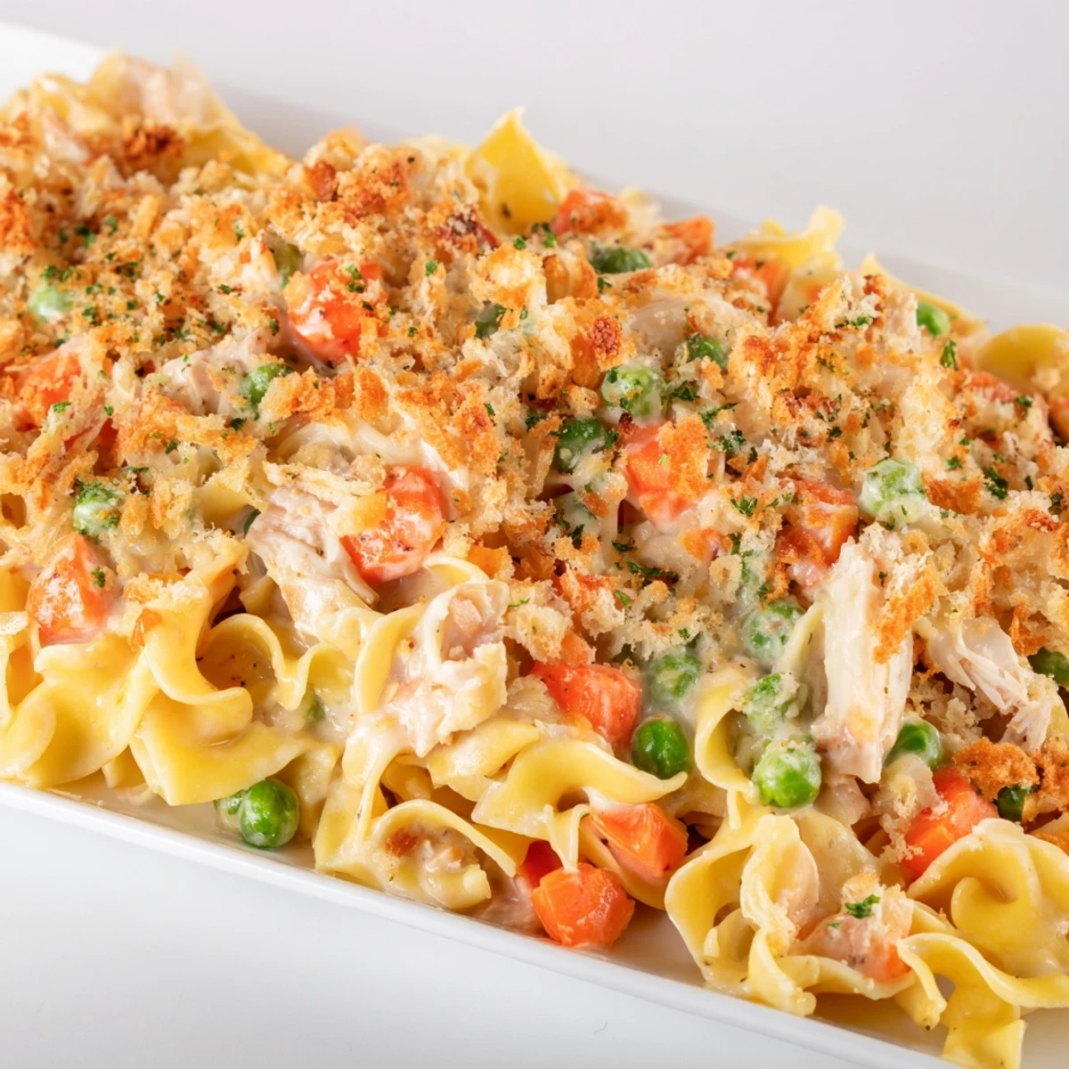 Baked Cream Chicken Noodle