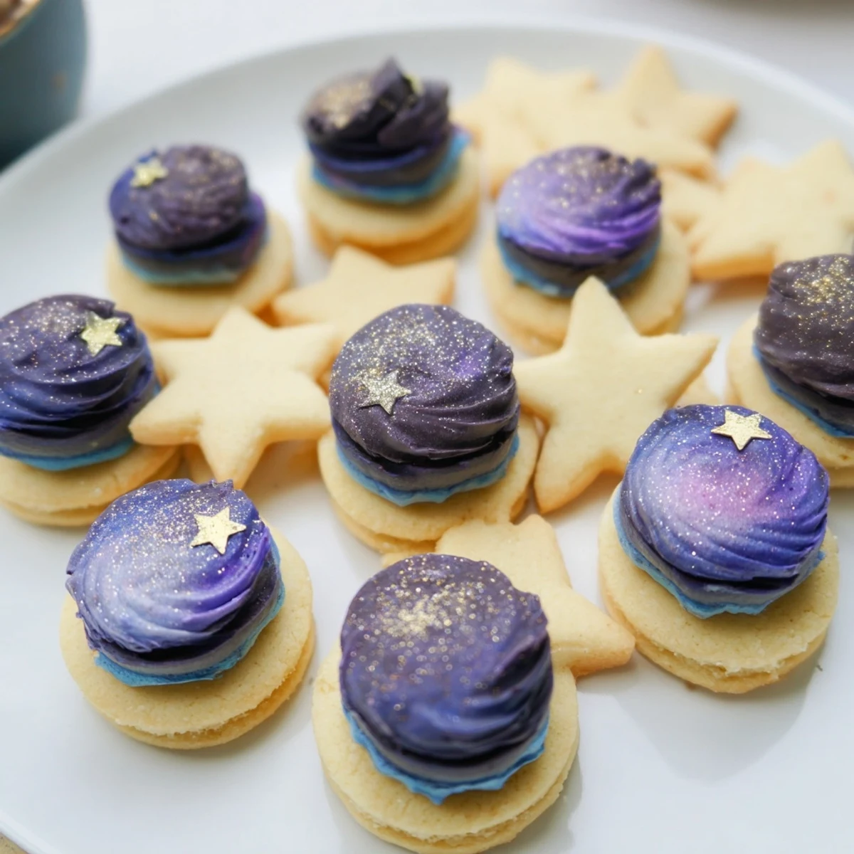 This Stargazers Dessert Platter presents creamy mousse and truffles, ideal for serving at your next party.