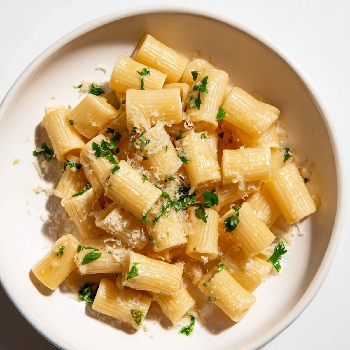 A comforting spoonful offers flavorful one-pot garlic butter ditalini, ready in just 15 minutes.