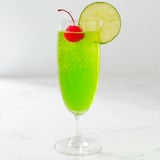 Quick Grinch Mimosa Mocktail
