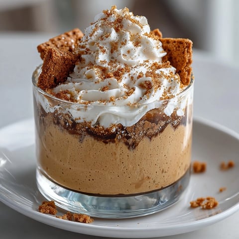 Silky, chilled Gingerbread Spiced Panna Cotta, creamy and spiced, ready to be served with whipped cream.