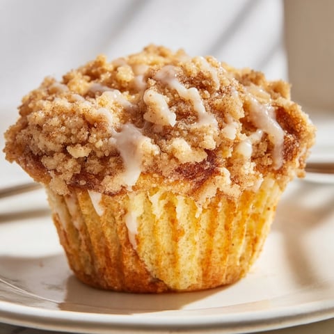 Soft and spiced Festive Eggnog Christmas Cookie Muffins topped with a delicious cookie crumble.  