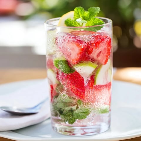 Refreshing water-based mocktails infused with fresh fruit and mint for summer.  