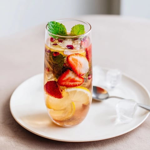 Taste the refreshing kombucha-style home-brew mocktails with vibrant fruit flavors.  