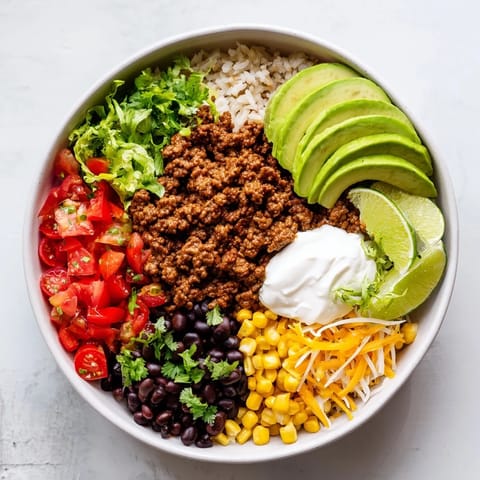 Loaded Beef Burrito Bowl