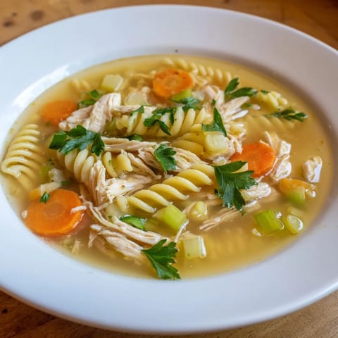 Crockpot chicken noodle soup