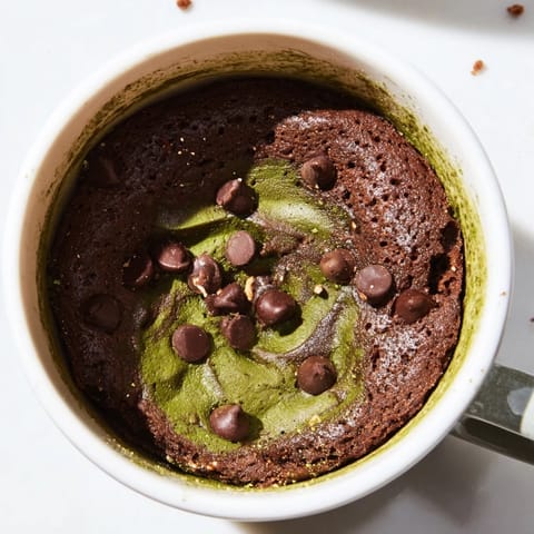 Matcha Peppermint Brownie Mug