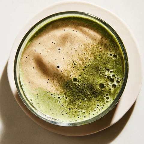Matcha Eggnog Collagen Smoothie