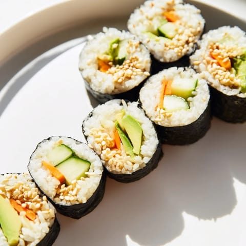 Avocado Cucumber Sushi Rolls #382