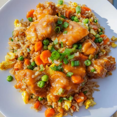 Butter Chicken Fried Rice
