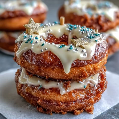 Graduation party donut tower with colorful sprinkles on a festive serving platter, perfect for celebrating grads in style.