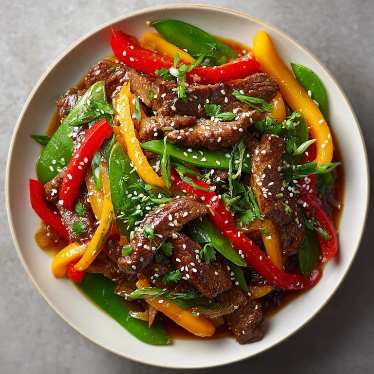 Enjoy savory aromas of this easy Asian style ginger beef stir-fry, ready in just 35 minutes!