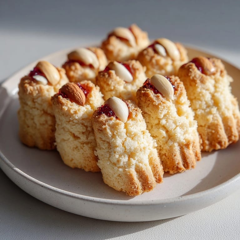 Festive Witch Finger Shortbread Cookies with red gel accents, a delicious Halloween treat.