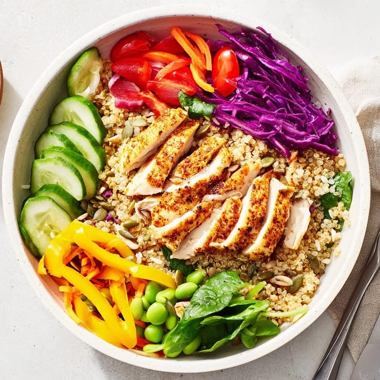Delicious Healthy Meal-Prep Bowls packed with nutrients and a pop of color.