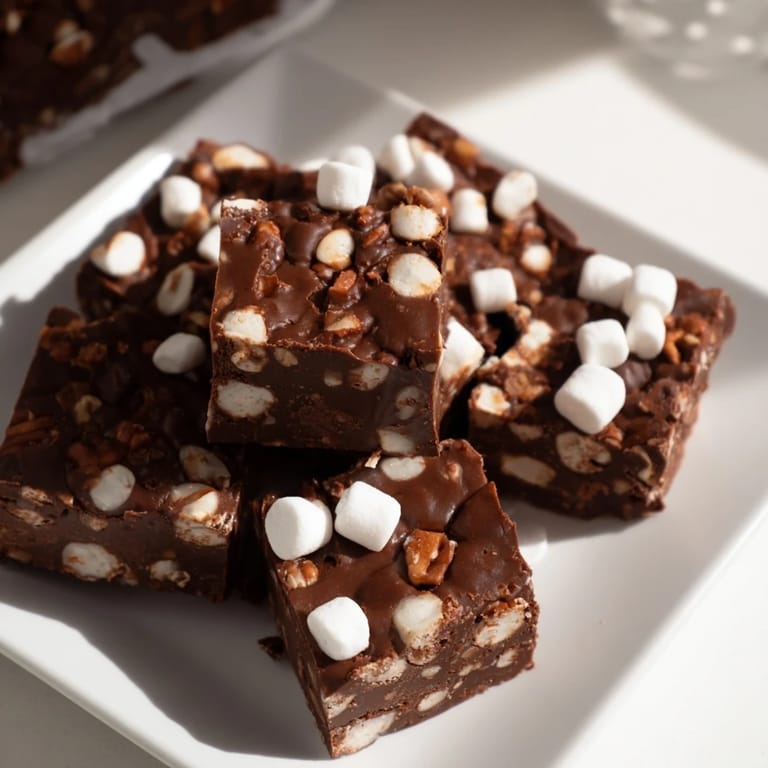 Imagine creamy, sweet squares of Easy Marshmallow Fudge, chilled and ready for a delicious dessert.