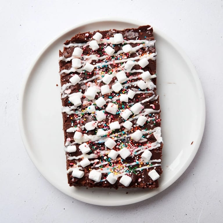 A beautifully decorated batch of vibrant hot chocolate bomb bark with peppermint and sprinkles, perfect for sharing.