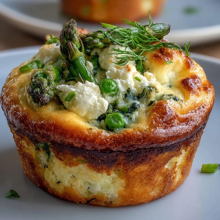Savory frittata muffins filled with spinach, red bell pepper, and scallions, perfect for a gluten-free, vegetarian breakfast on the go.