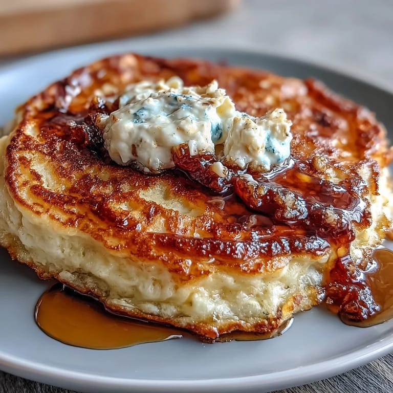 Enjoy these light Icelandic Skyr Pancakes, served warm with creamy toppings.