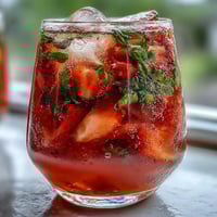A vibrant pitcher of strawberry basil lemonade mocktail with fresh basil leaves and sliced strawberries. A vibrant pitcher of strawberry basil lemonade mocktail with fresh basil leaves and sliced strawberries. A vibrant pitcher of strawberry basil lemonade mocktail with fresh basil leaves and sliced strawberries.