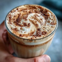 Creamy dandelion tea latte with oat milk and vanilla, frothed to perfection for a cozy caffeine-free treat.